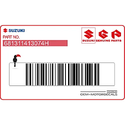 Framecover RM125 embleem, rechterzijde