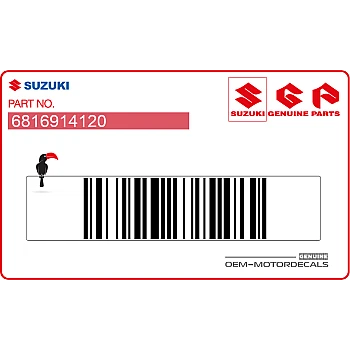 Front number plate RM125 emblem