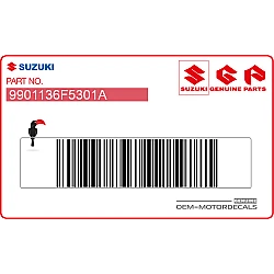 Autocollant d'avertissement, côté droit