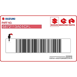 Fuel tank Suzuki emblem