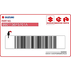 Naklejki ostrzegawcze RM 125