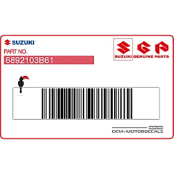 Linker framekap waarschuwingssticker