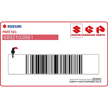 Linker framekap waarschuwingssticker