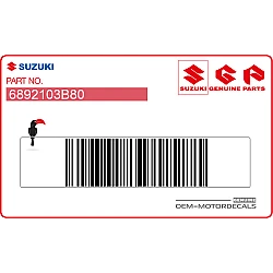 Waarschuwingssticker, linkerkant