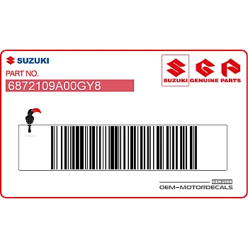 Emblème SUZUKI pour garde-boue avant