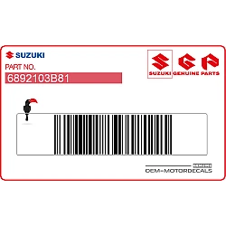 Autocollant d'avertissement côté droit, Français