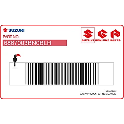 Naklejka na osłonę chłodnicy, lewa strona