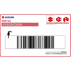 Écope de radiateur RM-Z250 autocollant, côté gauche