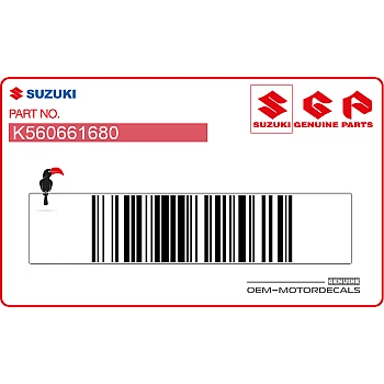 RM-Z250 radiator shroud decal, left side