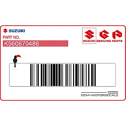 Autocollant d'écope de radiateur, côté droit