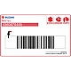 Suzuki RM-Z250 Pegatina para deflector de radiador izquierdo, lado izquierdo OEM K560670485
