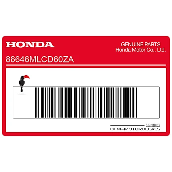 Linker kuipdeel sticker