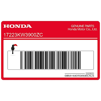 Autocollant de flanc de carénage, côté gauche