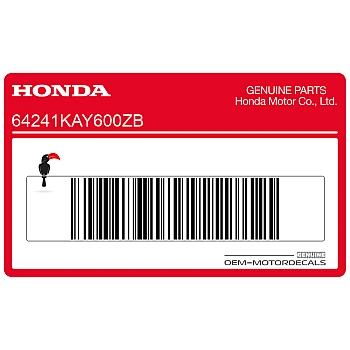 Side cowl stripe decal