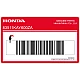 Honda NX125 Transcity Seitenverkleidungsaufkleber OEM 83511KAY600ZA