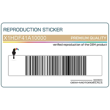 Autocollant de réservoir