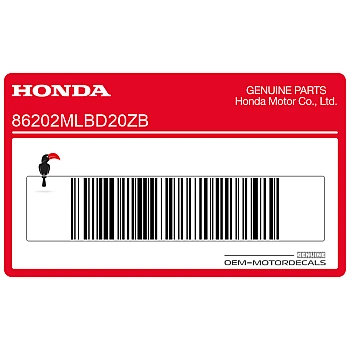 Emblema Honda Wing ala laterale sinistra