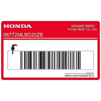 Emblema HORNET carenatura posteriore sinistra, lato sinistro