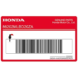 Autocollant d'aile gauche Hornet, côté gauche