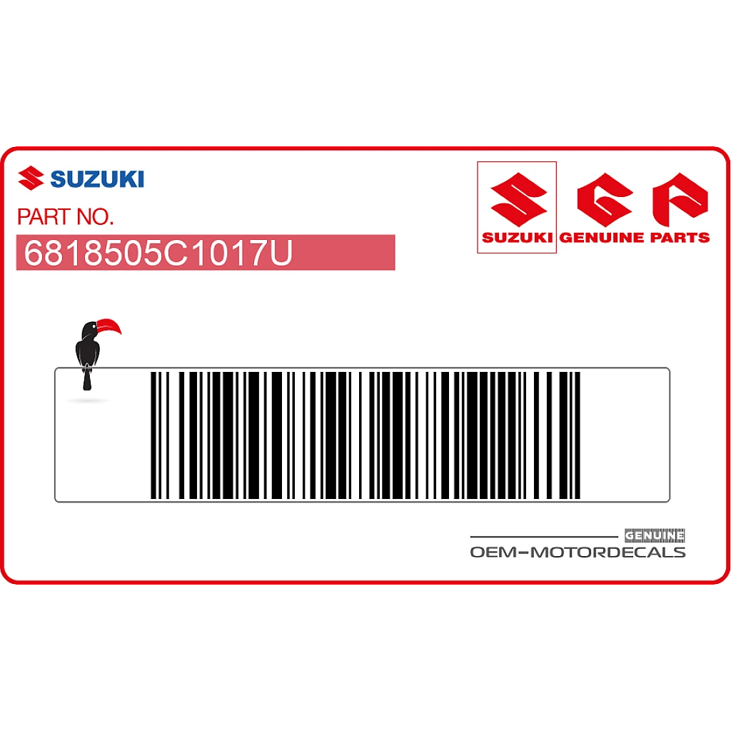 Suzuki RF900R Verkleidungs Emblem OEM 6818505C1017U