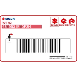 Onderkuip RF900R sticker, linkerkant