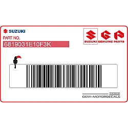 Onderkuip RF900R sticker, linkerkant