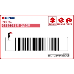 Juego de pegatinas para quilla RF900R Suzuki, lado izquierdo