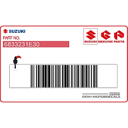 Naklejka informacyjna na wahacz