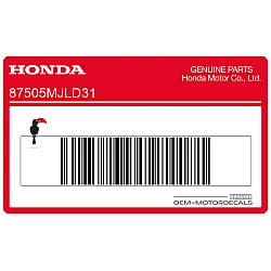 Schwinge REIFENINFORMATION & ANTRIEBSKETTEN-AUFKLEBER