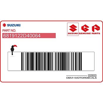 Linker kuipdeel L-SUZUKI embleem, linkerkant