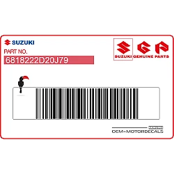 Emblema Lucky Strike per carena inferiore, lato sinistro