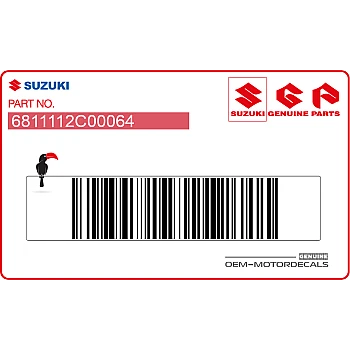 Brandembleem voor Suzuki tank