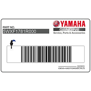 Heckverkleidung Aufkleber, Linke Seite