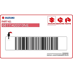 Emblemat SUZUKI na lewą owiewkę