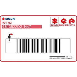 Adesivo Zecken per cover telaio, lato destro