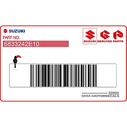 Autocollant d'avertissement