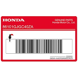 Radiateurbekleding HONDA logo embleem