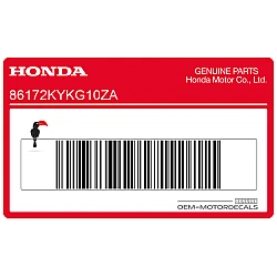 Adesivo convogliatore radiatore, lato sinistro