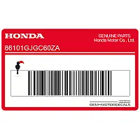 HONDA Emblemat HONDA na osłonę boczną 86101-GJG-C60ZA