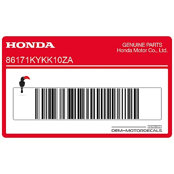 Tankverkleidungsaufkleber, rechte Seite