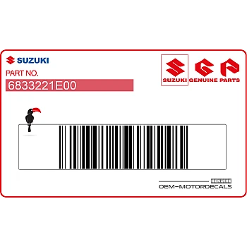 Pegatina de presión, lado derecho