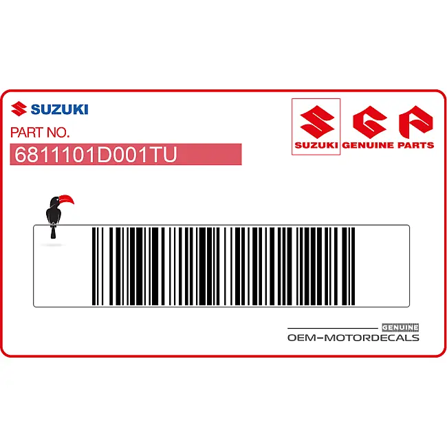 Emblemat Suzuki RF600R na zbiornik paliwa OEM 6811101D001TU