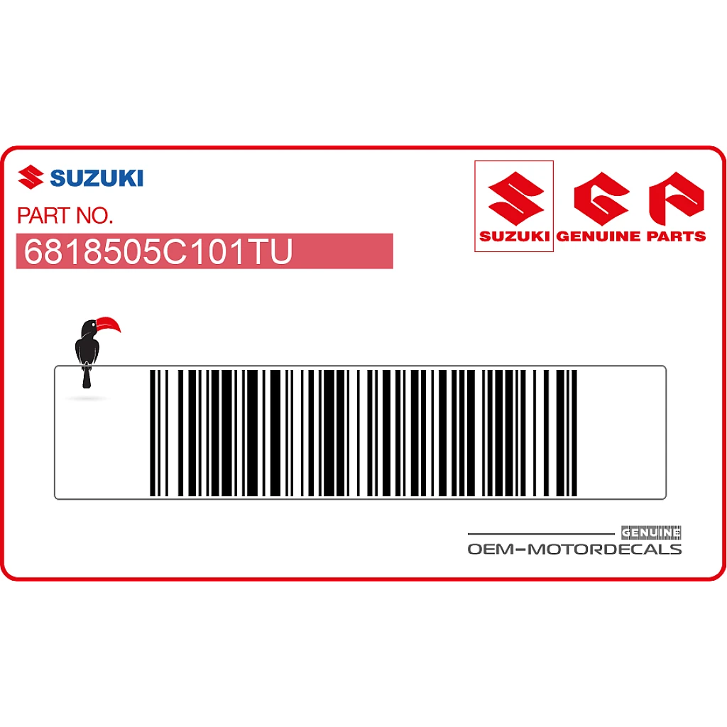 Emblema serbatoio Suzuki RF600R OEM 6818505C101TU