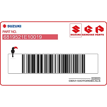 Adesivo carena inferiore, lato sinistro