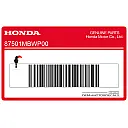 Frame registered number plate