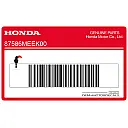 Fuel tank fuel caution label (Korean)