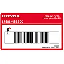 Fuel tank fuel caution label