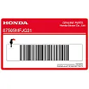 Hinteres Schutzblech LABELTIRE Information Label