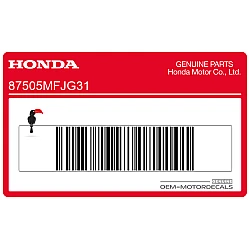 Hinteres Schutzblech LABELTIRE Information Label