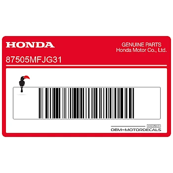 Hinteres Schutzblech LABELTIRE Information Label